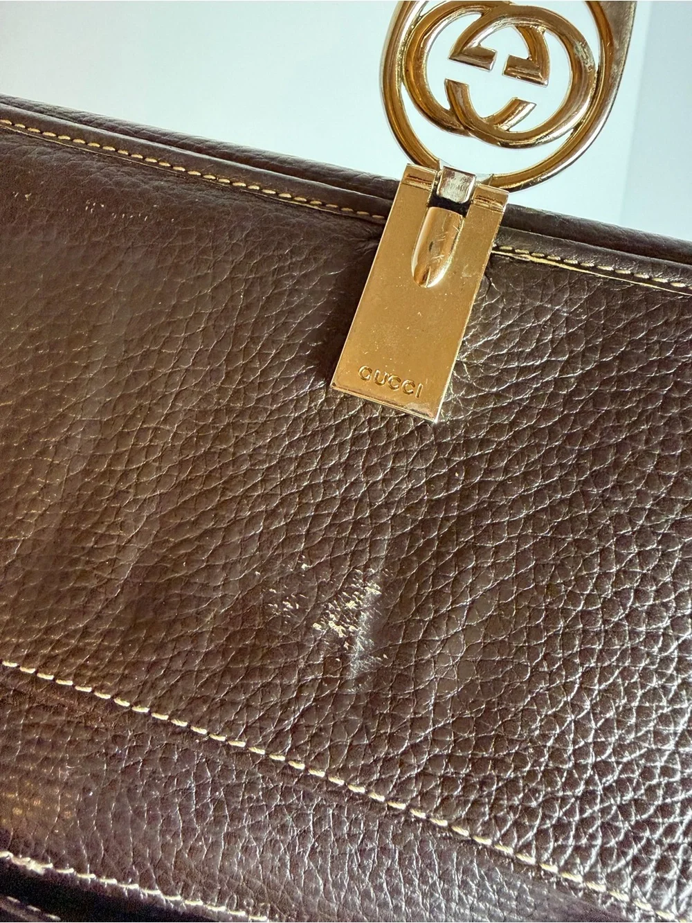 Gucci Interlocking G Clasp Brown GG Canvas Wallet - Picture 13 of 16